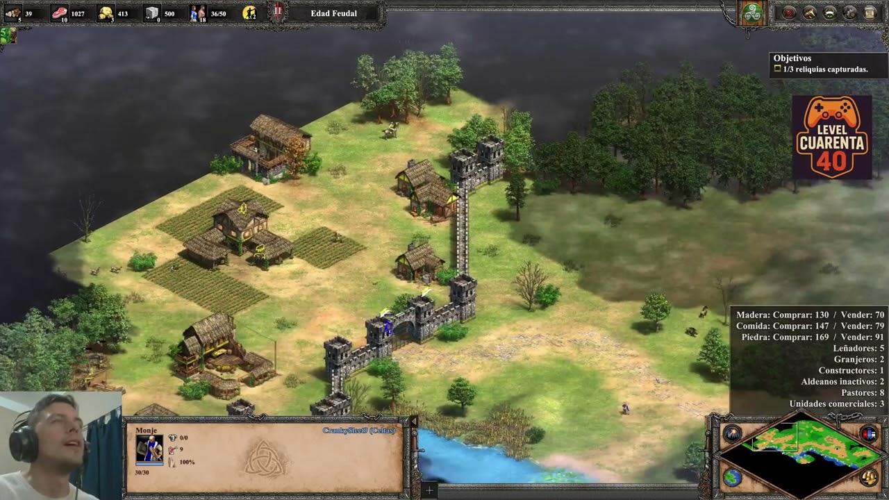 AGE OF EMPIRES 2 DE – Campaña William Wallace #6 | Forjando alianzas 🤝 Diplomacia y estrategia