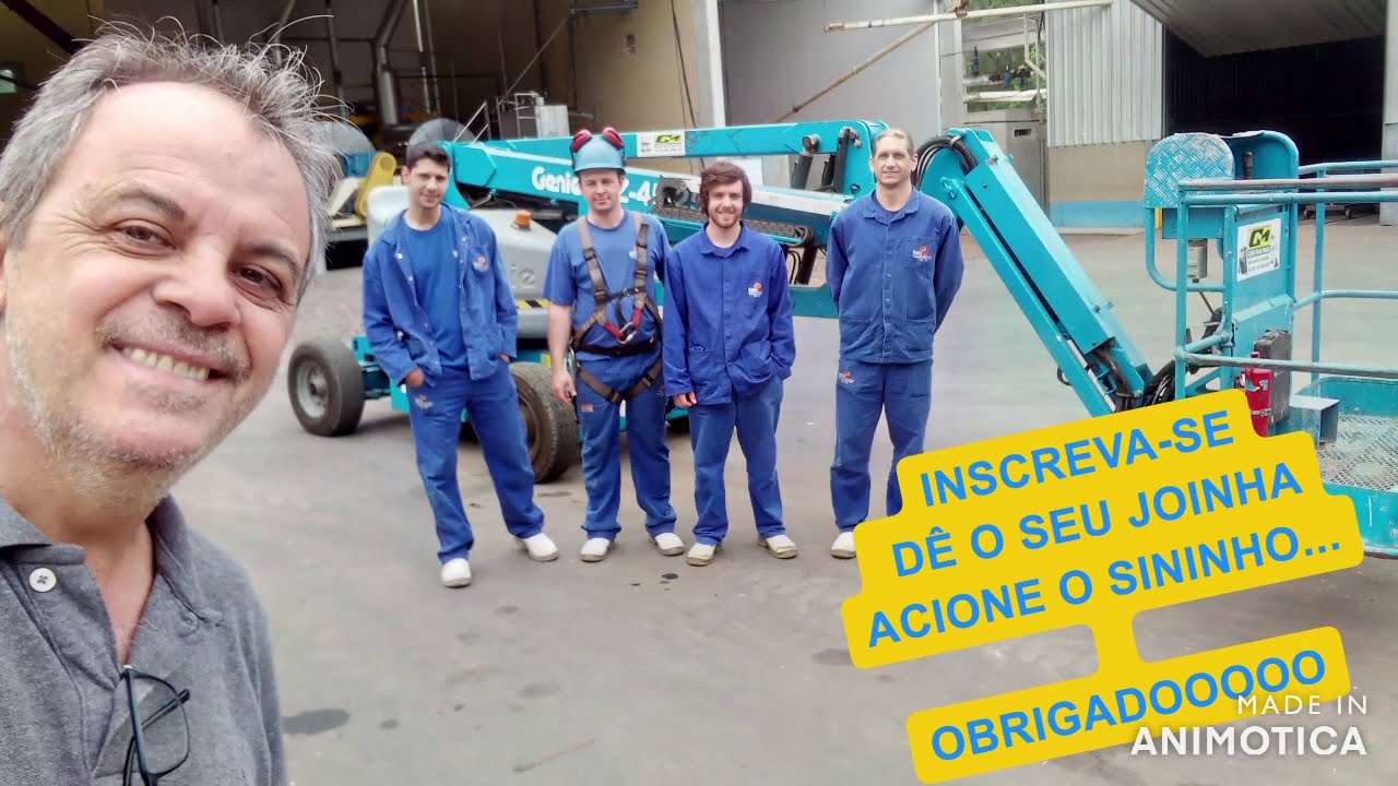 Operando PTA (Plataforma de Trabalho em Altura) NR 18.