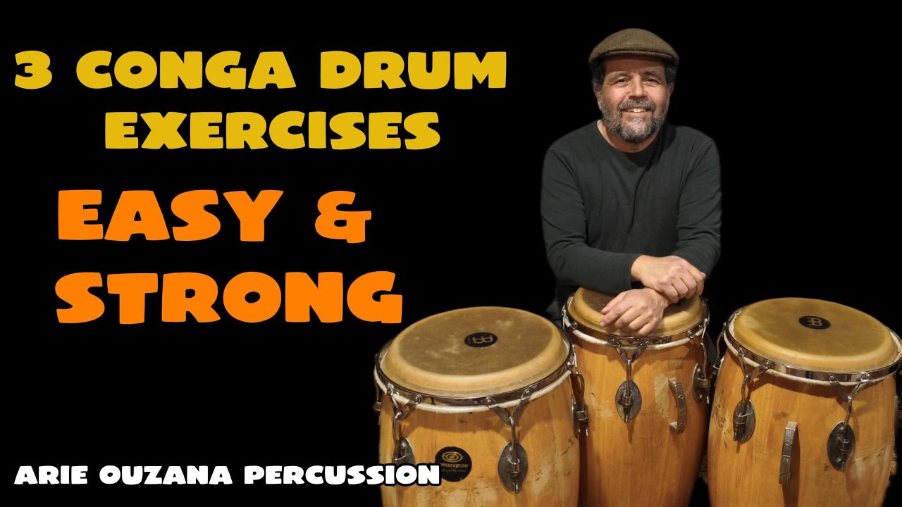3 Conga Drum Exercises to Improve Your Sound & Control | Arie Ouzana Percussion