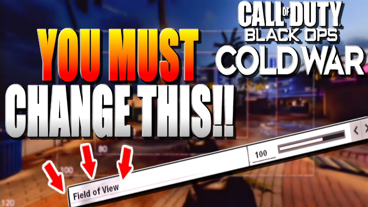FoV Slider In Black Ops Cold War & Why You MUST Change This Setting As A Console Player
