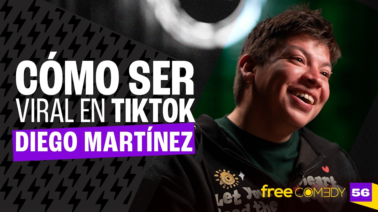 Diego Mart&iacute;nez: abridor de Johanna Velandia, finalista Rookies, genio de TikTok | Free Comedy #56