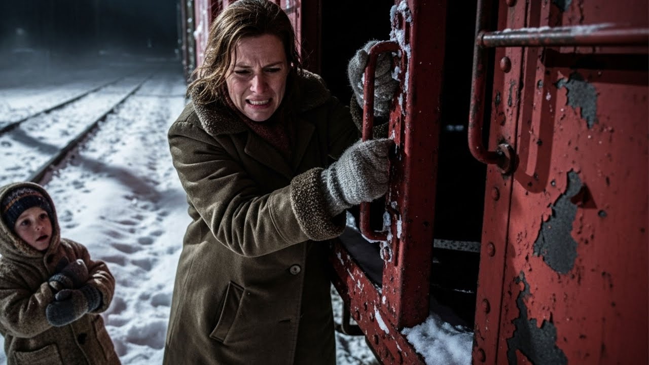 THROWN OUT AT -20°F — A MOTHER & SON BUILT A HAVEN INSIDE A FORGOTTEN RAILCAR