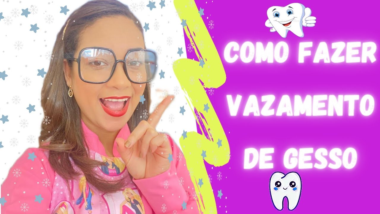 APRENDA COMO FAZER VAZAMENTO DE GESSO!!!