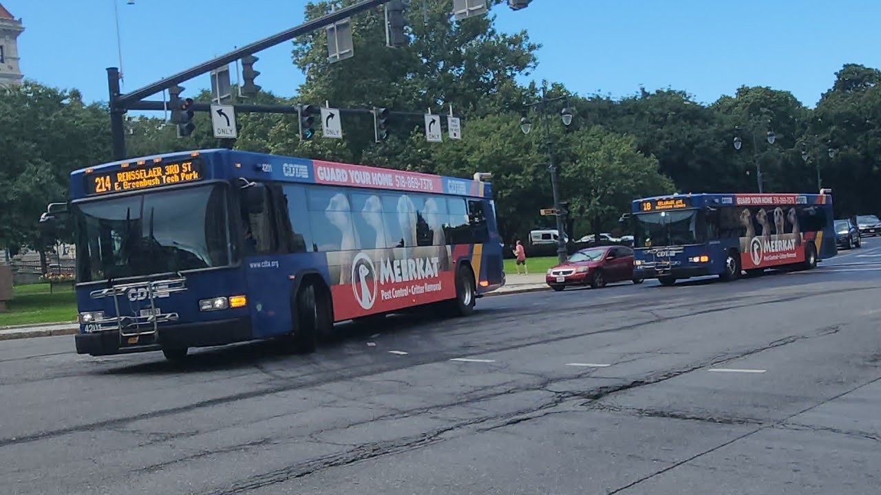Cdta: Bus Action in Downtown Albany and Troy and At Crossgate Mall, S2EP17