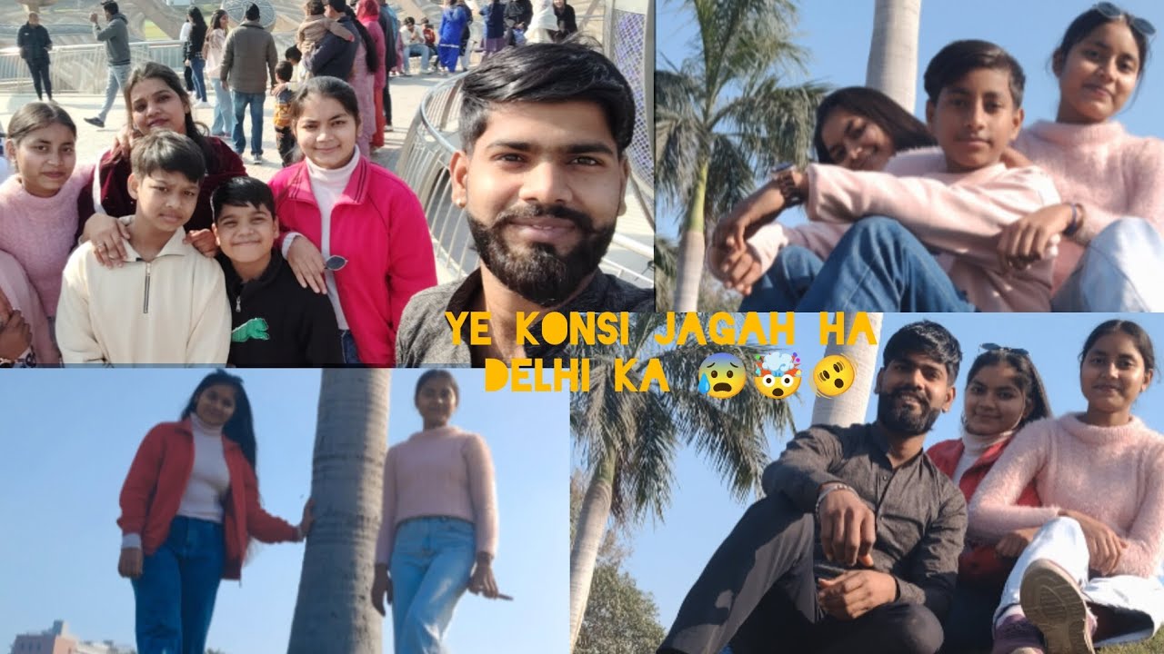 First vlogging| ye konsi jagah ha delhi ka 😰🤯🫨|how to make first time outside vlogging 😳🤯