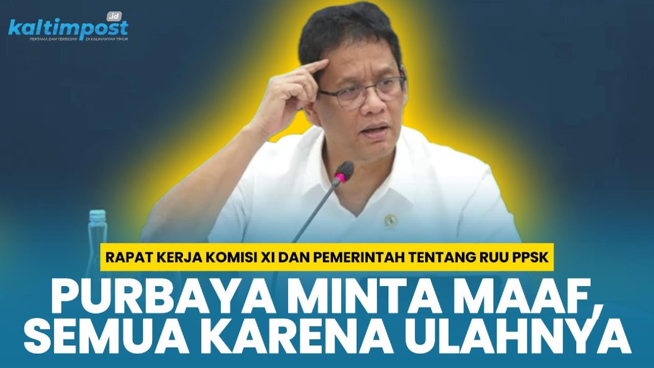 Menkeu Purbaya Minta Maaf, RUU Pengembangan dan Penguatan Sektor Keuangan karena Ulahnya Masa Lalu