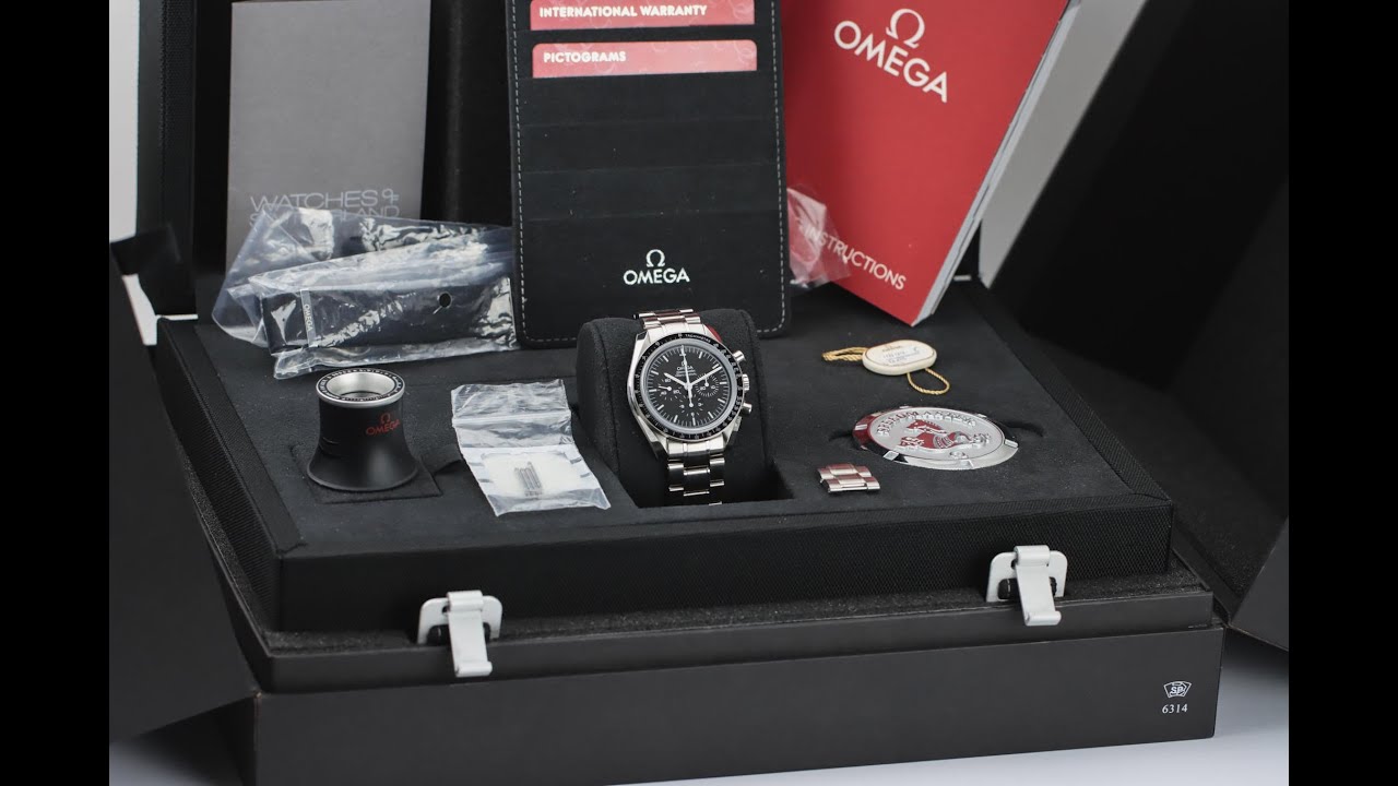 Omega Speedmaster Moonwatch Sapphire Sandwich | 2019 Full Set | £4,450 | The Swiss Link