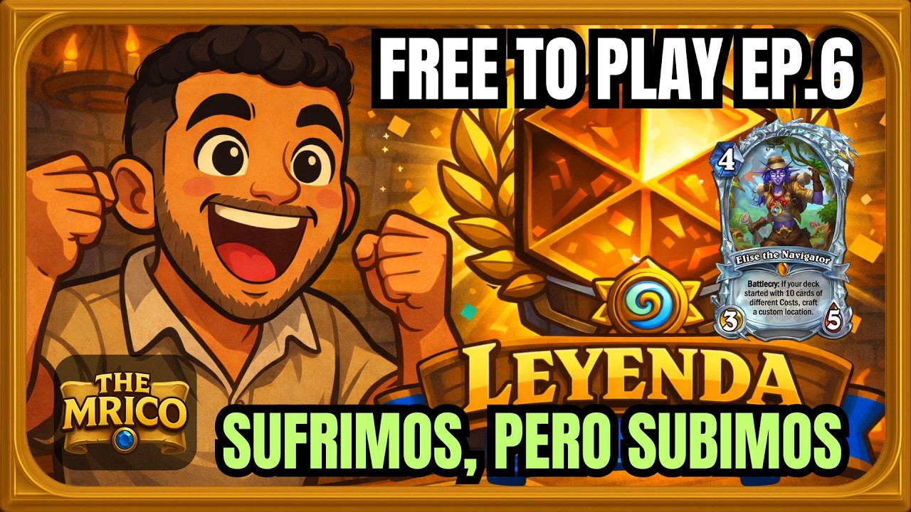 LEYENDA FREE TO PLAY EP 6!!! Casi lo dejamos pero estamos cada vez más cerca ✨ [Hearthstone]