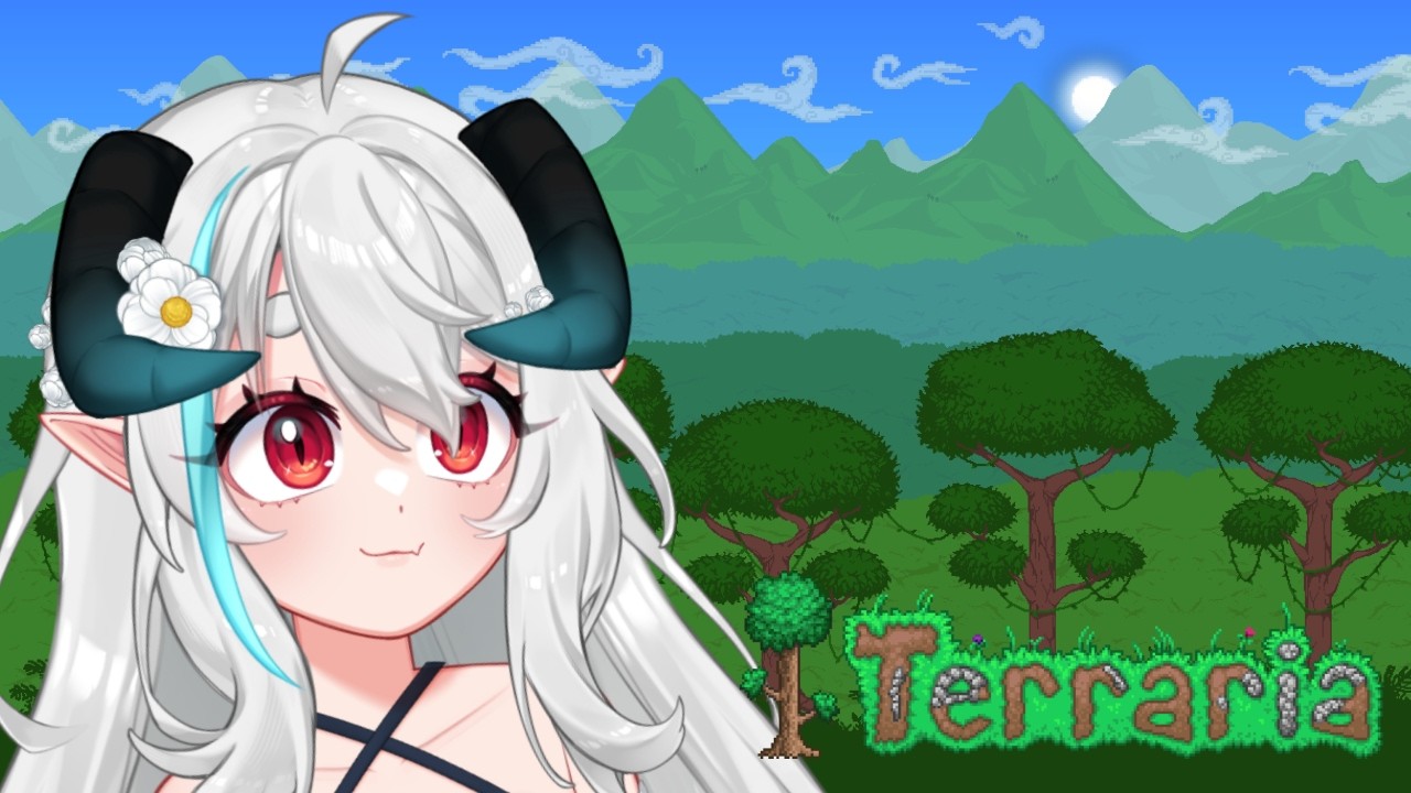 (˵ •⩊• ˵ ) ✧ Vtuber | Terraria first time #nyeeeon #neonsten