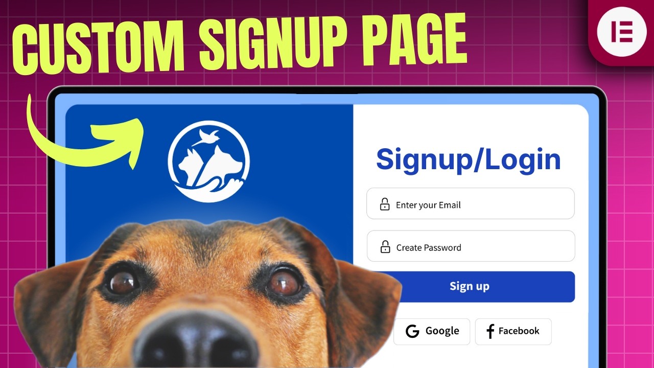 Elementor’s CUSTOM Login/Signup Page (Free Plugin)