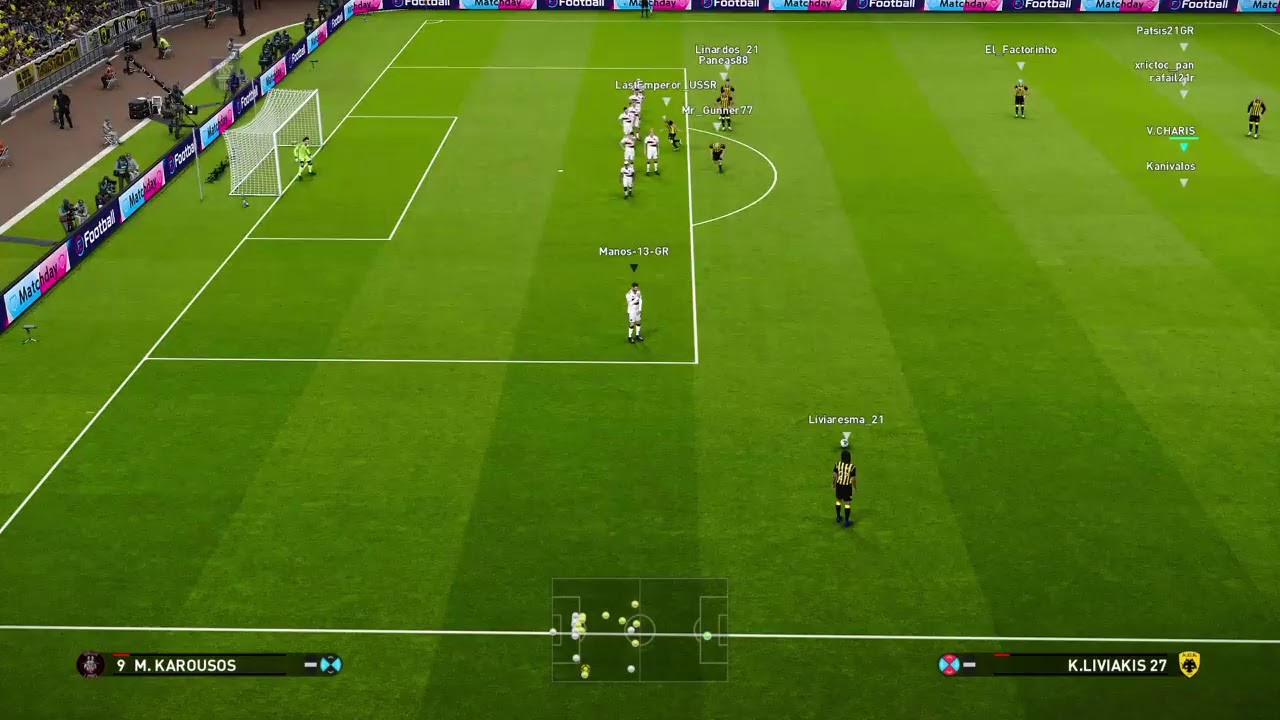 AEK ESPORTS vs TRIVELLATO Matchday 1 HFP Legendary Cup PES 2021