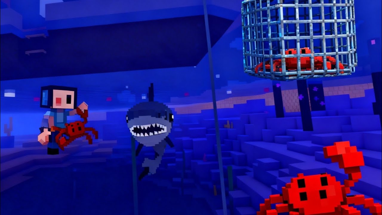 Shark and crabs LAB | yeeps hide and seek |