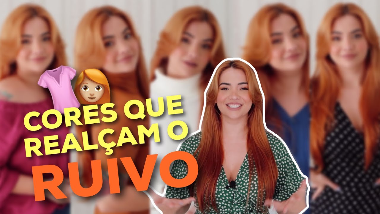 CORES de roupas que ficam bem em RUIVAS