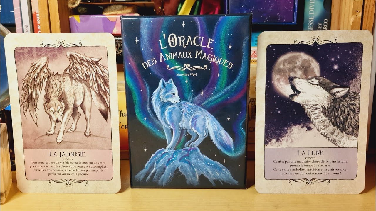 🐺🦌L'oracle des animaux magiques de Maryline Weyl ( auto-publié )🦌🐺