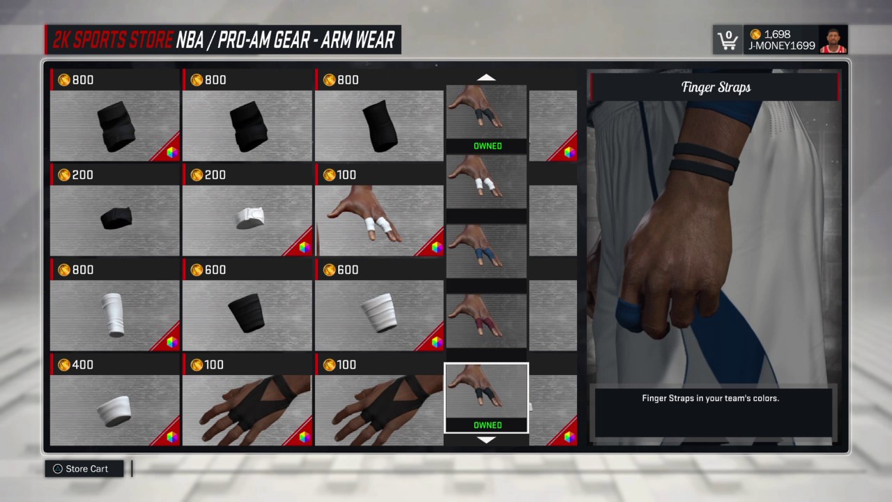 NBA 2K17 Inventory Problem