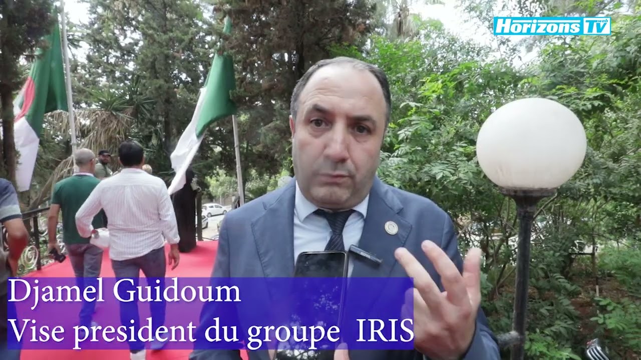 Djamel guidoum vice pr&eacute;sident du groupe Iris et membre ex&eacute;cutif du Crea