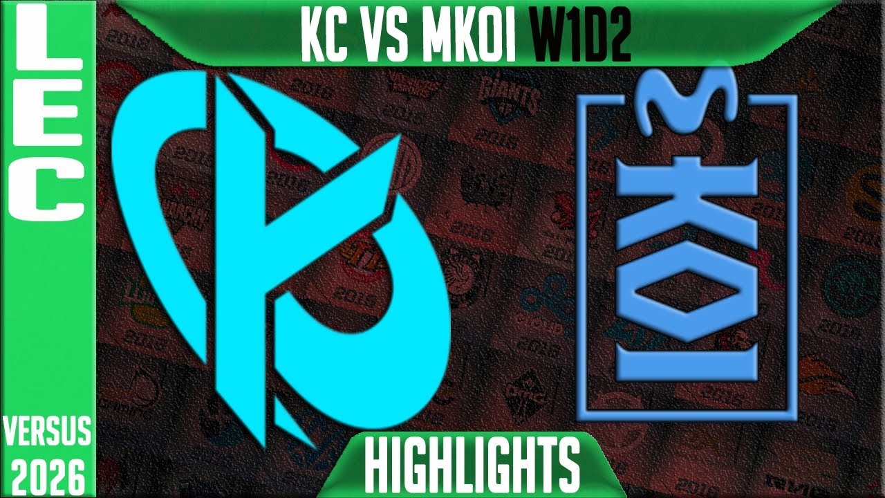 KC vs MKOI Highlights | LEC W1D2 2026 Versus | Karmine Corp vs Movistar KOI