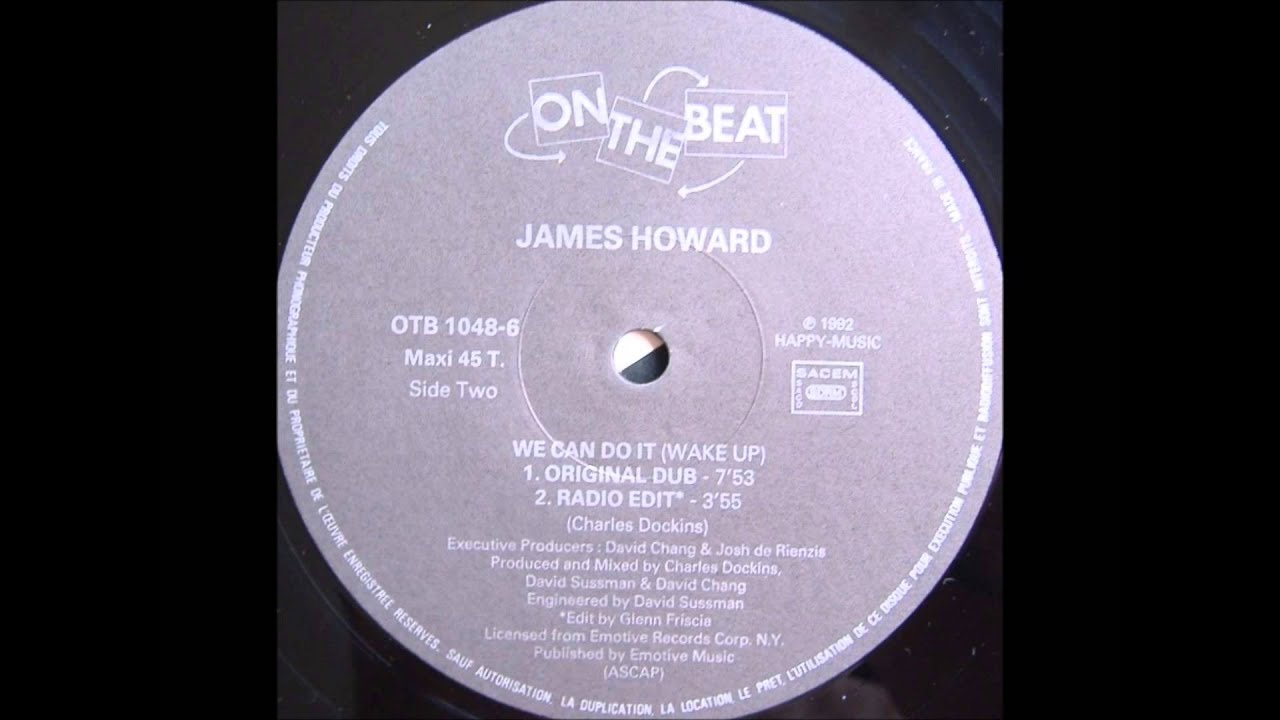 James Howard - We Can Do It (Wake Up) (Radio Edit)