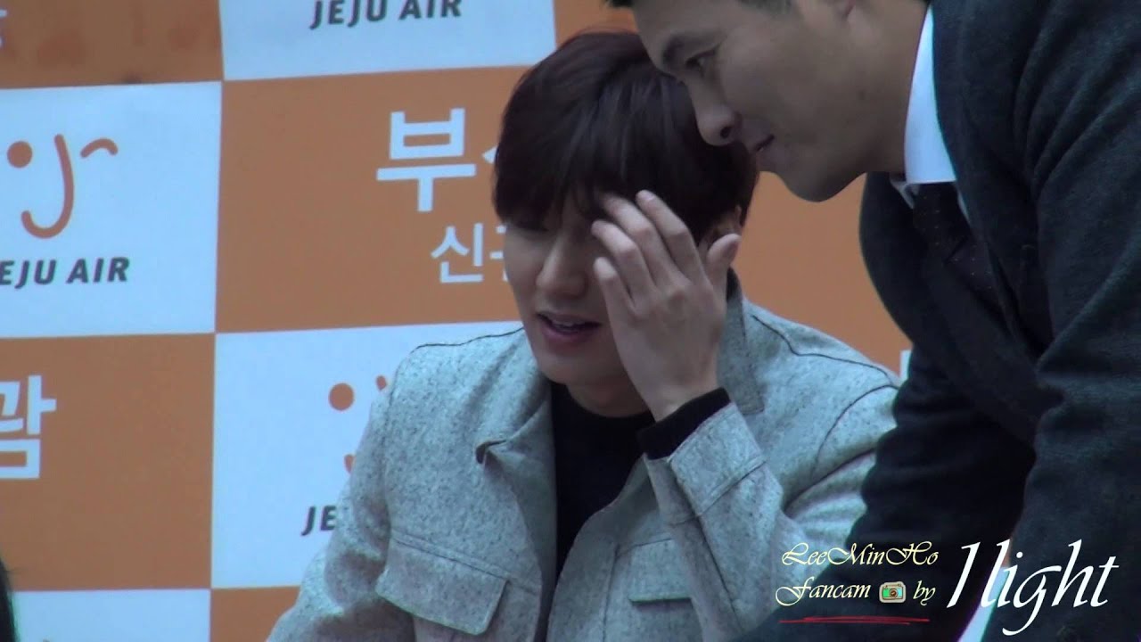Lee Min Ho 20141216 제주항공(JEJU AIR) 부산팬사인회