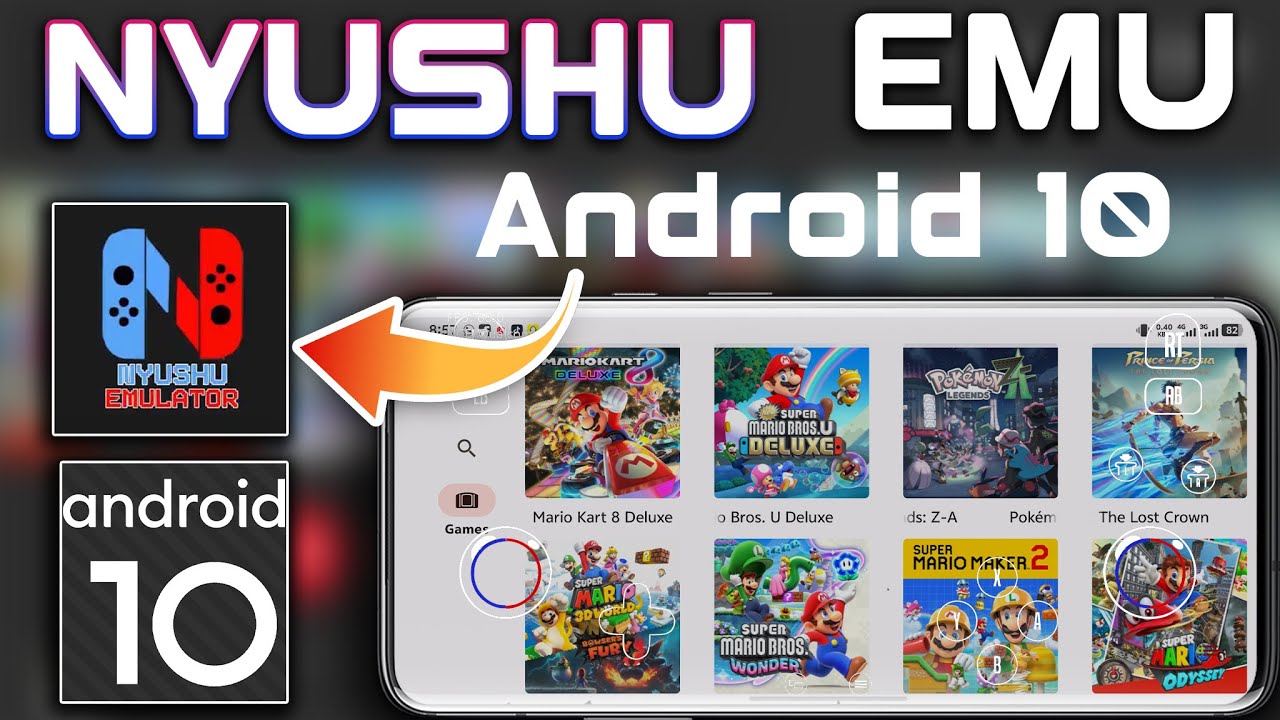 Эмулятор Nyushu: полное руководство по настройке — играйте в игры Switch на Android 10 и выше