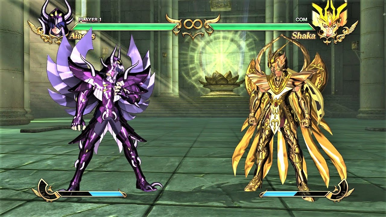 Garuda Aiacos vs Virgo Shaka God Cloth (Hardest AI) - Saint Seiya: Soldiers' Soul