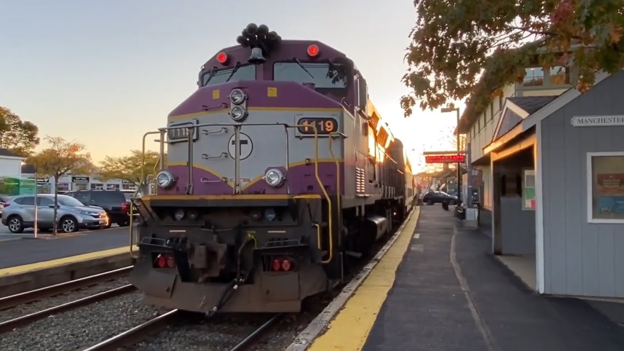 MBTA Commuter Rail on the Newburyport/Rockport Line | October 2019