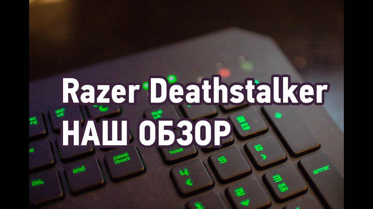 Обзор клавиатуры Razer Deathstalker