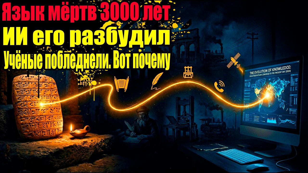 AI Перевёл Язык, Который Вымер 3000 Лет Назад. Первое Предложение ПУГАЕТ