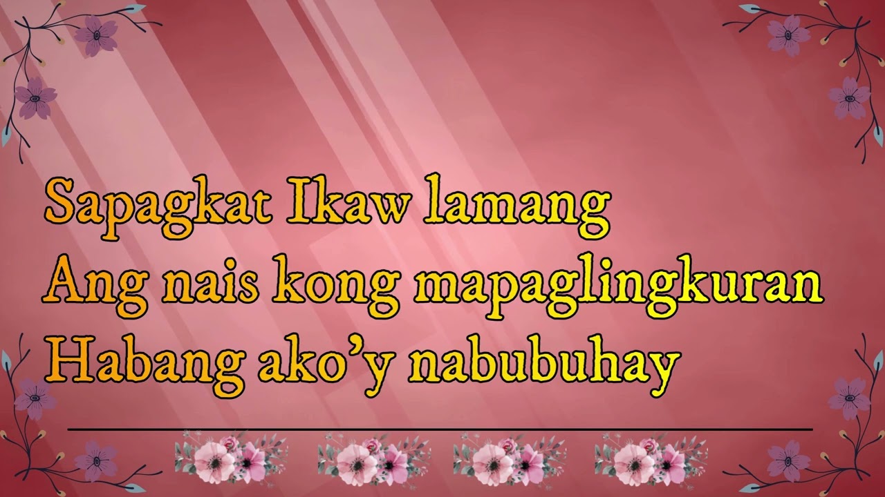 Buhay Ko'y Sa'Yo Ilalaan