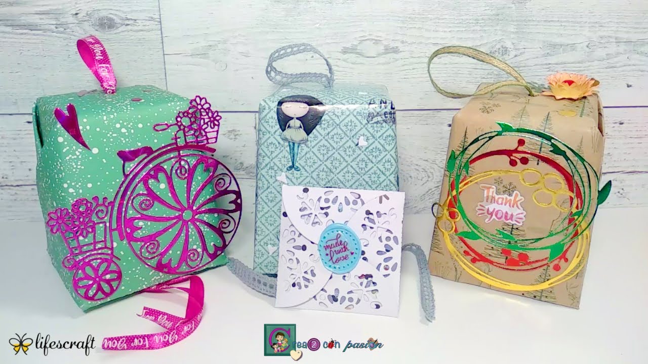 IDEA SENSACIONAL para EMPAQUETAR REGALOS. RECICLAR CAJAS DIY FACIL y ORIGINAL