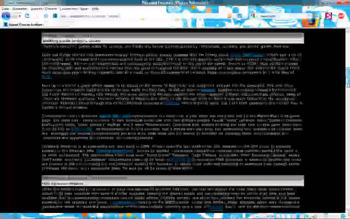 Website of the Month - Speeddemosarchive . com
