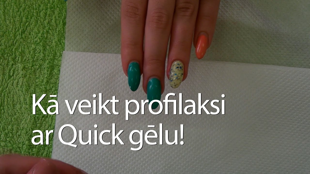KĀ VEIKT PROFILAKSI ar Quick gēlu - Olga Zeltiņa