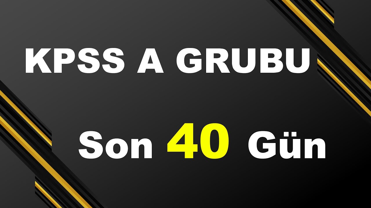 KPSS A GRUBU - Son 40 G&uuml;n - Netlerimi Nasıl Y&uuml;kseltebilirim?