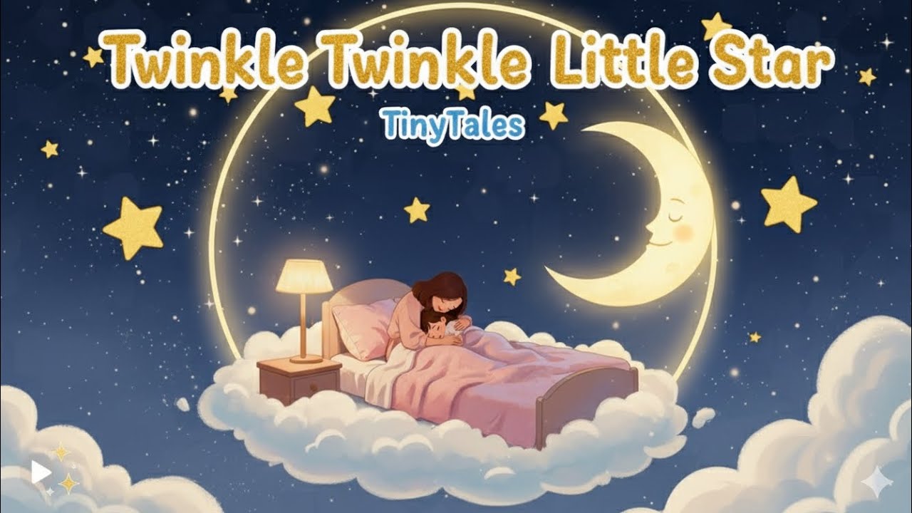 Twinkle Twinkle Little Star | Nursery Rhymes for Kids | Bedtime Lullaby | TinyTales Animation