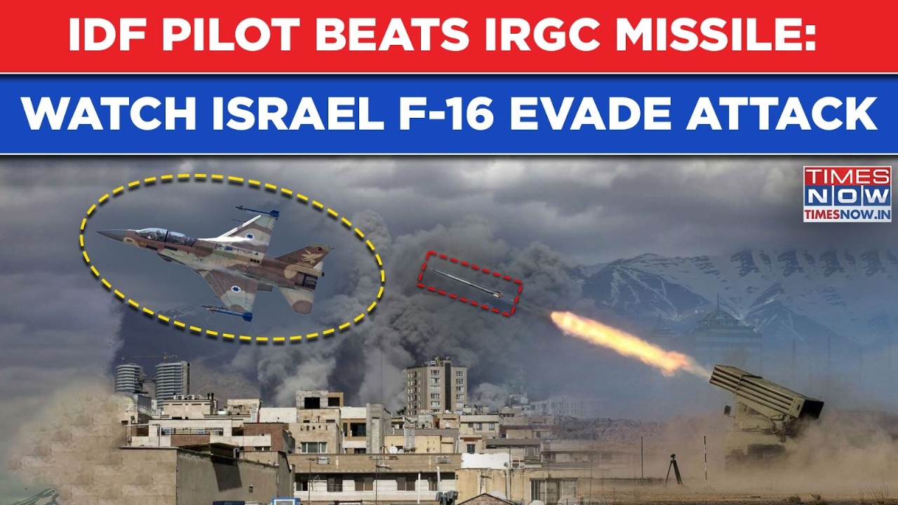 On Cam: Israel F-16 Pilot Beats IRGC Missile As Jet Evades Iran Attack In Hollywood Style Combat