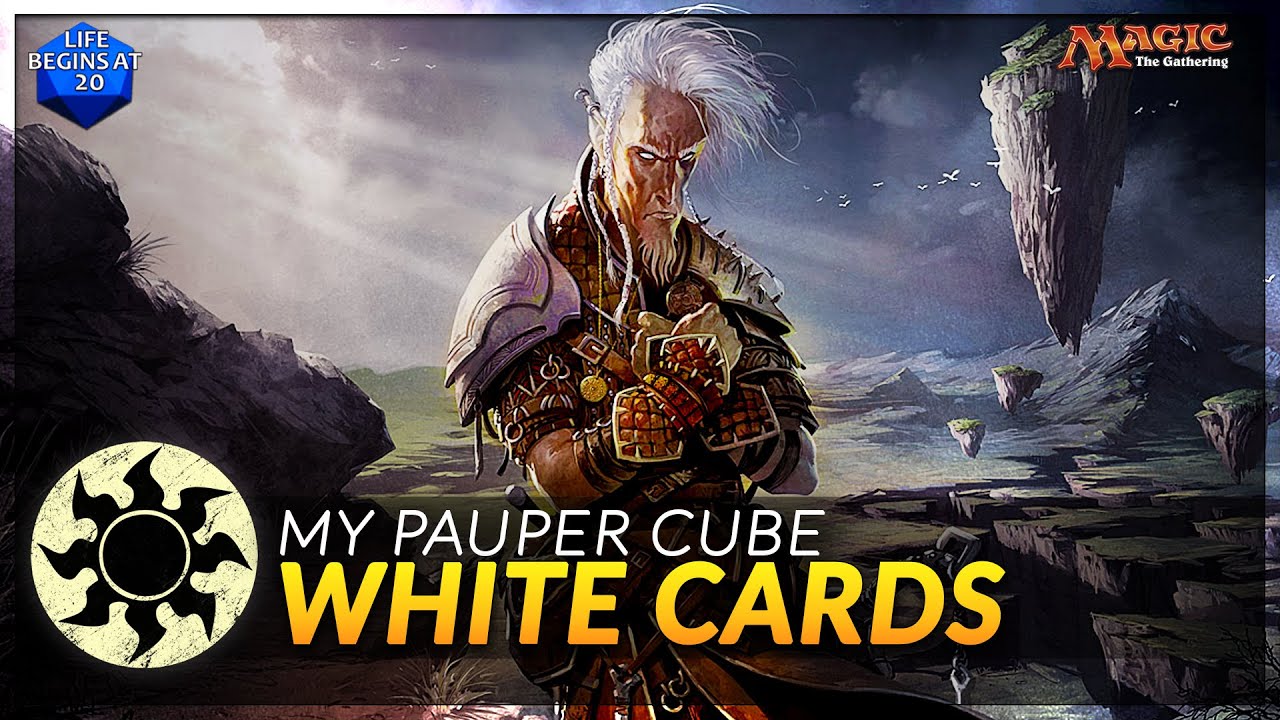 White Cards In My Pauper MTG Cube