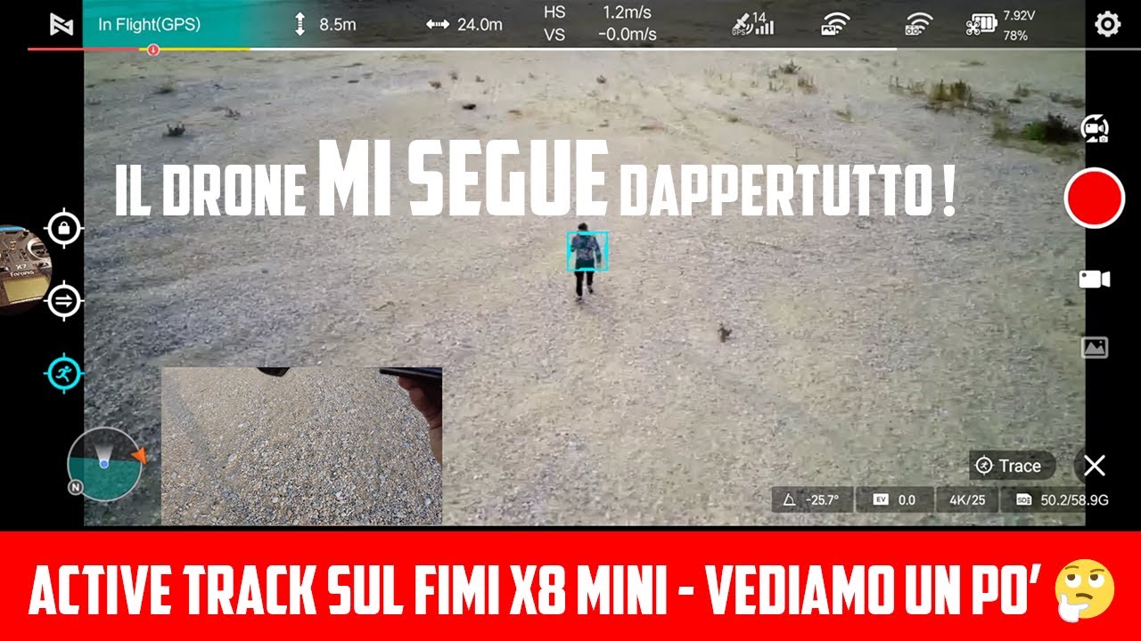 FIMI X8 MINI | il drone mi segue ! | SMART TRACK TUTORIAL