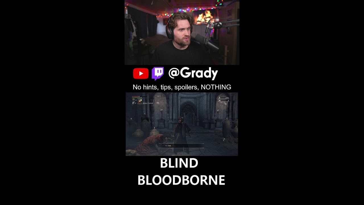 🔴BLOODBORNE FIRST PLAYTHROUGH 🔴BLIND - No hints, spoilers, backseating pls 🔴DAY 3