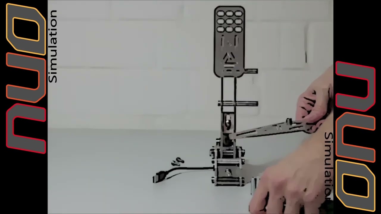 NuoSimulation EVO 1 Pedale - Gaspedal - Montage der optionalen Gaspedalst&uuml;tze