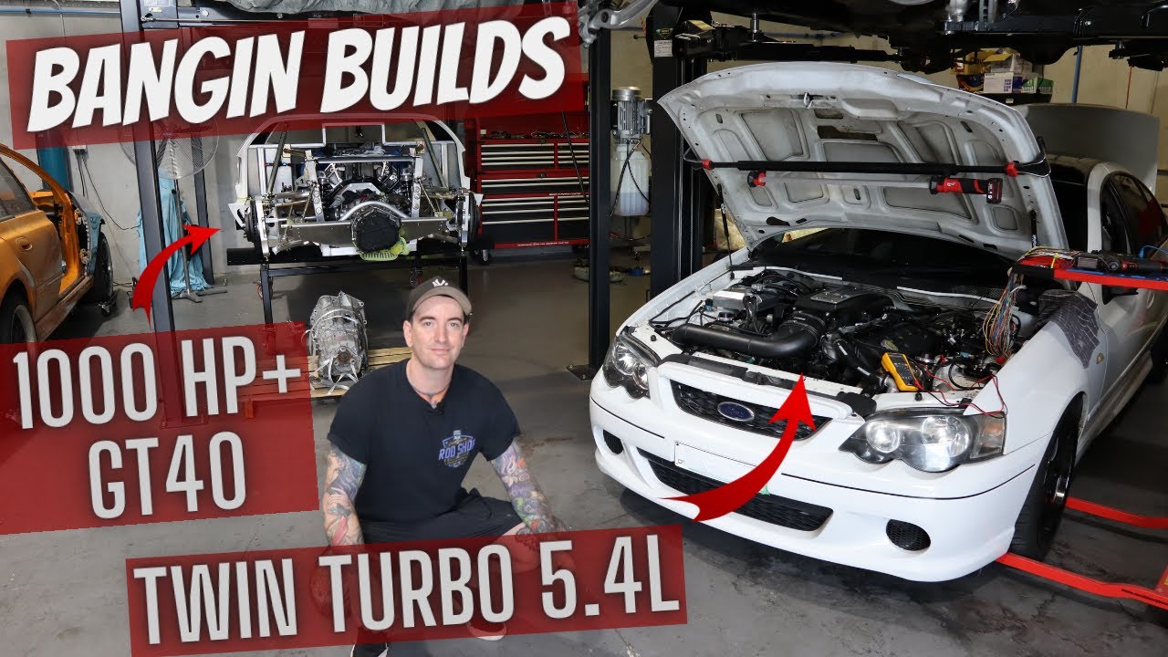 Bangin Builds — Twin Turbo 5.4L BA, 1000 л.с.+ GT40 и многое другое