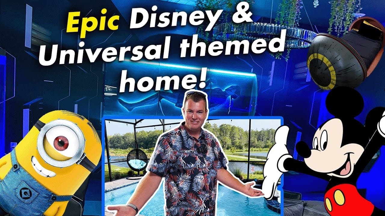 ПРОСТО ПРЕКРАСНО! Вилла на берегу озера в стиле Disney и Universal, Киссимми, Флорида! Disney Wor...