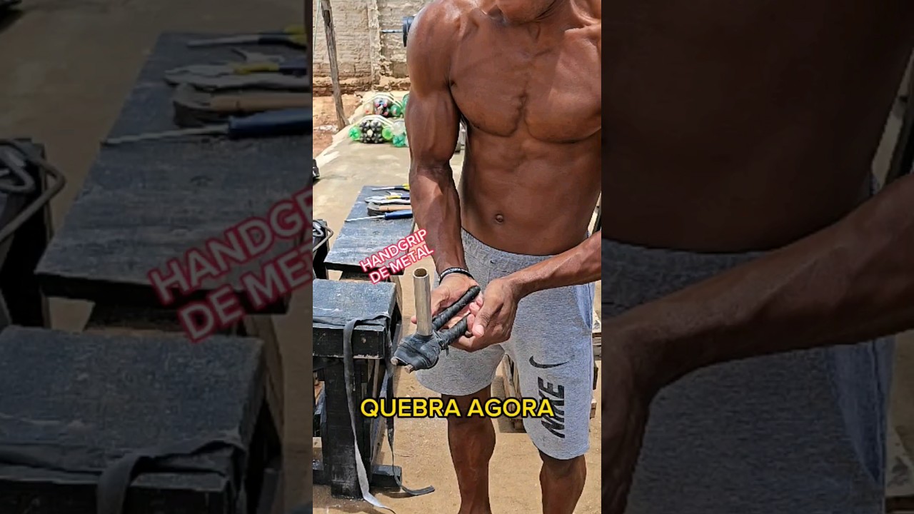 HandGrip Caseiro De Metal Inquebr&aacute;vel #HandGrip, #handgrippers, ##handgripcaseiro, #josemarswat