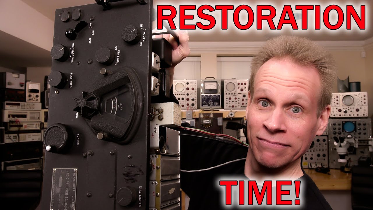 Complete Restoration And Alignment! The BC-348 Aircraft Radio Receiver Comes To Life!