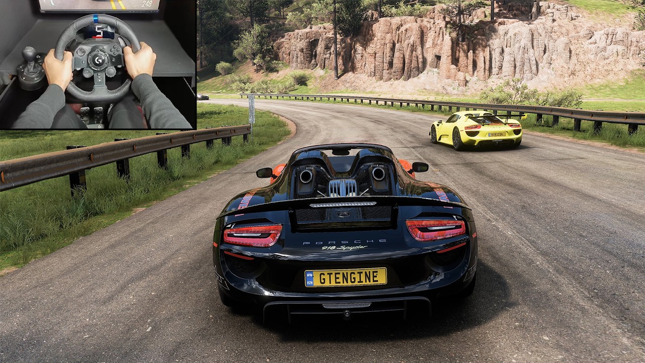 Porsche 918 Spyder VS X Class Cars - Forza Horizon 5 | Logitech G923 Steering Wheel
