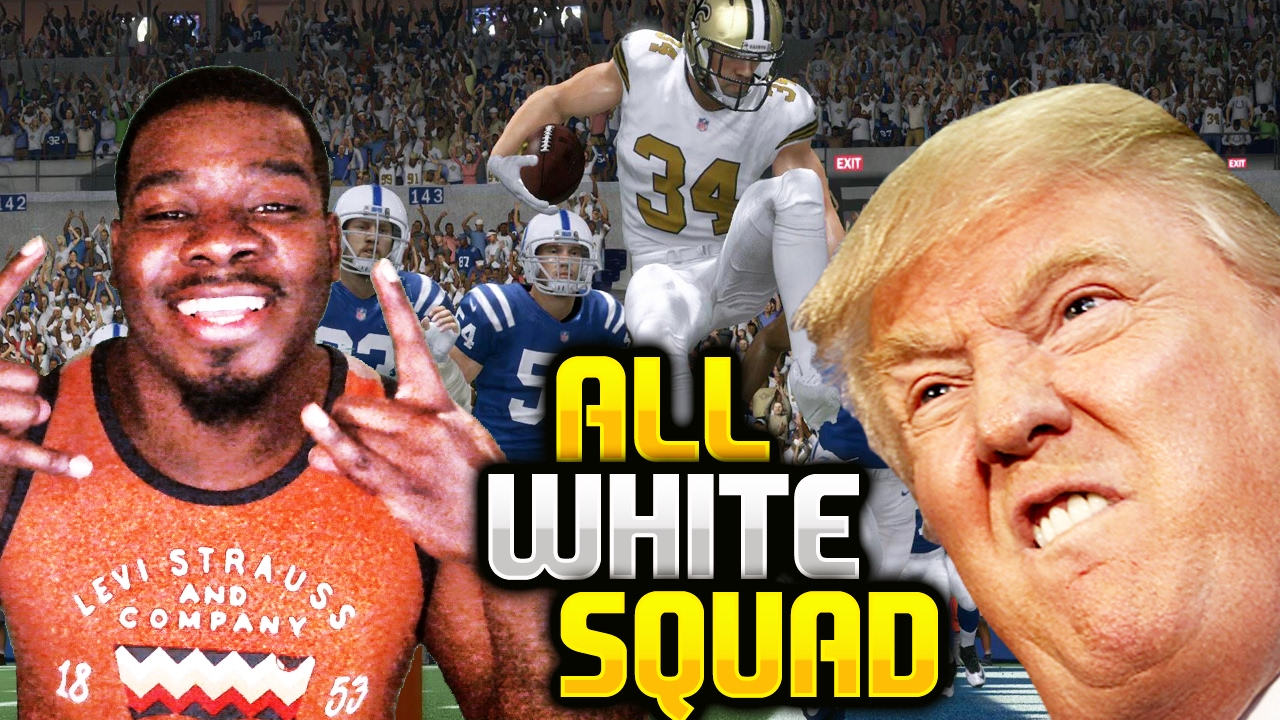 ALL WHITE SQUAD BUILDER DRAFT CHAMPS Madden 17 !!! Madden NFL 17