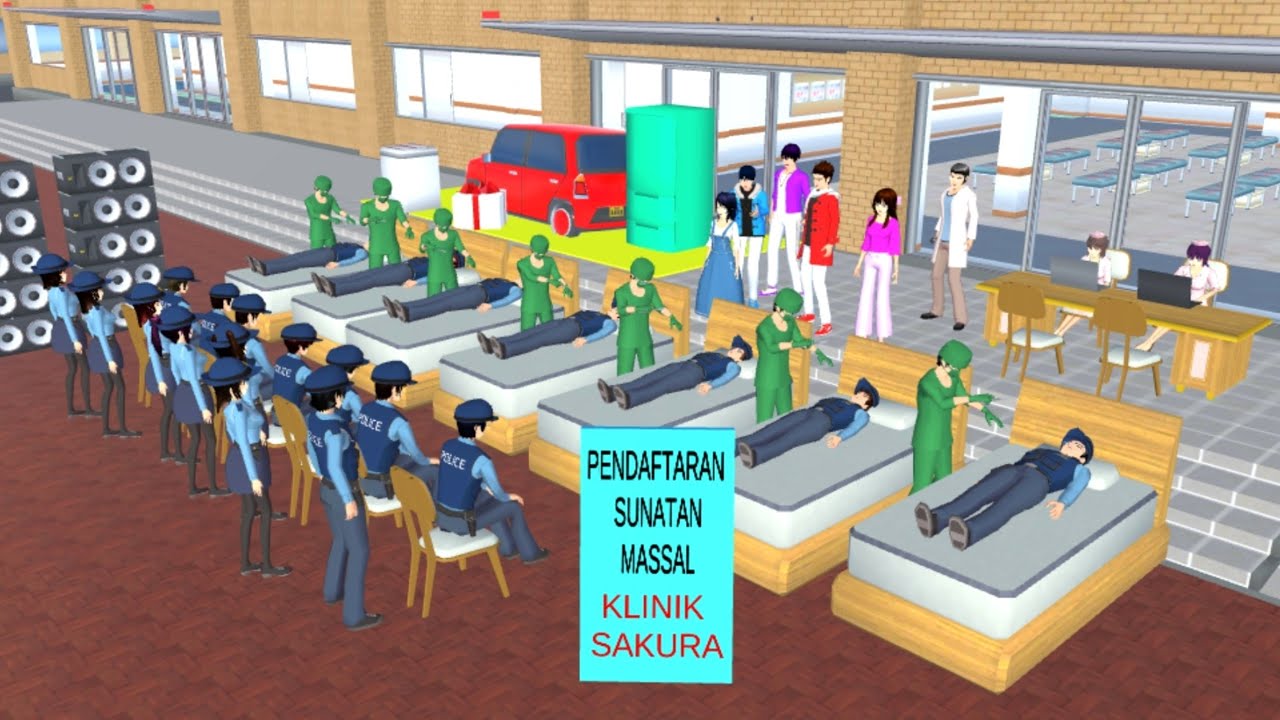 SUNAT SEMUA POLISI SAKURA !! | Drama Sakura School Simulator