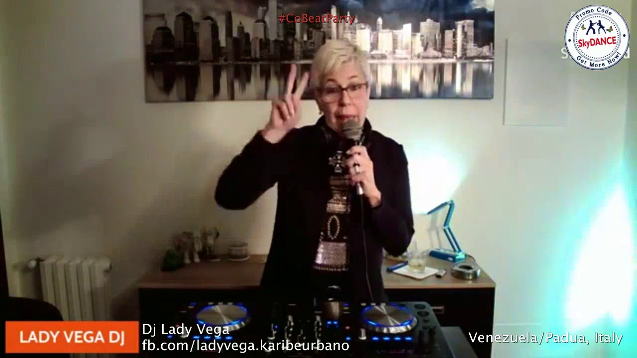 DJ Lady Vega - Padua, Italy great FB live music set at #CoBeatParty Saturday, March 13th, 2021.