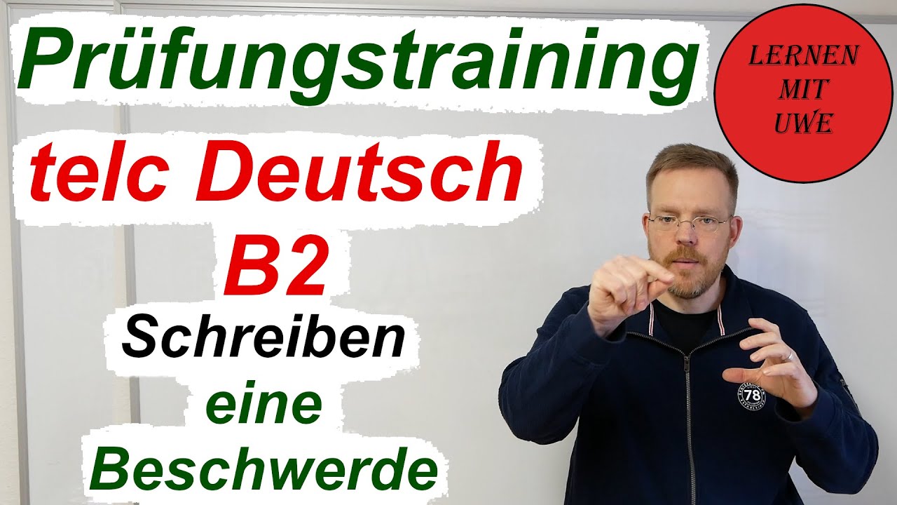 telc Deutsch B2 – Prüfung / 08 / Schreiben einer Bitte um Beschwerde