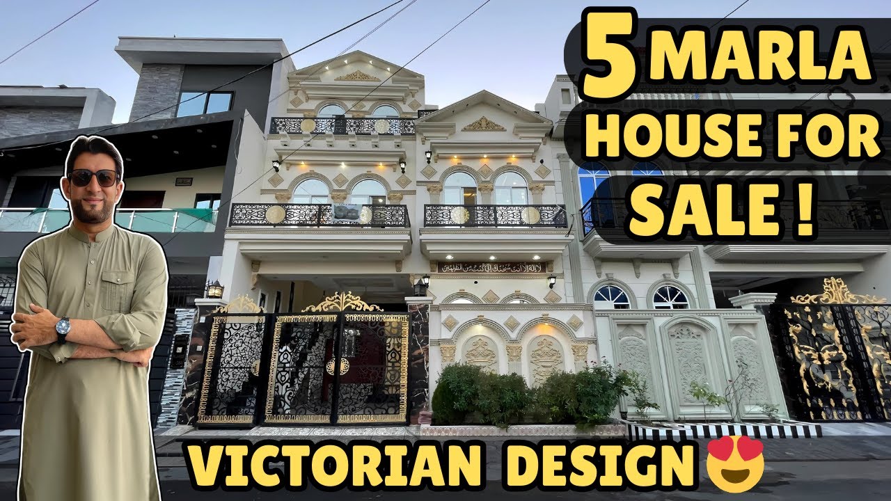 5 Marla VICTORIAN DESIGN House For Sale in Lahore | Al Rehman Garden Phase 2