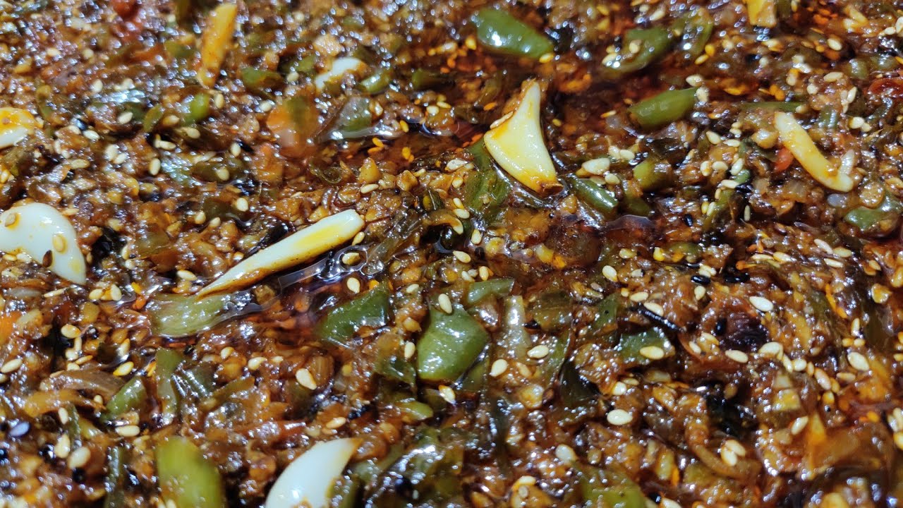 Hmarchapui Pickle tui leh awlsam deuha siamdan...Green chilli Pickle